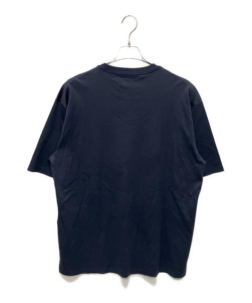 PRADA（プラダ）PRADA (プラダ) ポケットロゴTシャツ ネイビー サイズ:XXLの古着・服飾アイテム