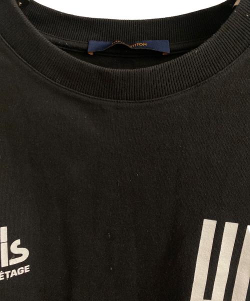 LOUIS VUITTON（ルイ ヴィトン）LOUIS VUITTON (ルイ ヴィトン) プリントTシャツ ブラック サイズ:Lの古着・服飾アイテム