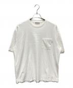 PRADAプラダ）の古着「ポケットロゴTシャツ」｜ホワイト