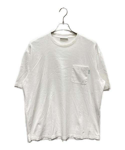 PRADA（プラダ）PRADA (プラダ) ポケットロゴTシャツ ホワイト サイズ:XXLの古着・服飾アイテム