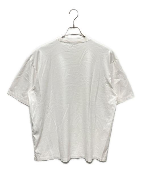 PRADA（プラダ）PRADA (プラダ) ポケットロゴTシャツ ホワイト サイズ:XXLの古着・服飾アイテム