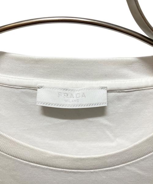 PRADA（プラダ）PRADA (プラダ) ポケットロゴTシャツ ホワイト サイズ:XXLの古着・服飾アイテム