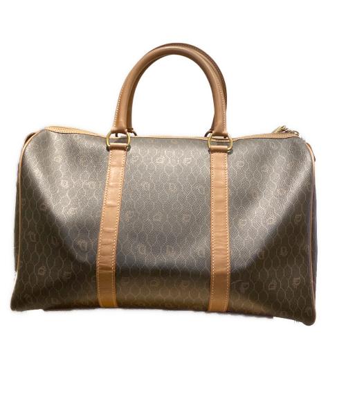 Christian Dior（クリスチャン ディオール）Christian Dior (クリスチャン ディオール) ハニカム柄 ボストンバッグ ブラウンの古着・服飾アイテム