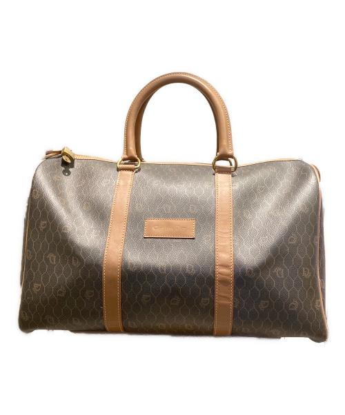 Christian Dior（クリスチャン ディオール）Christian Dior (クリスチャン ディオール) ハニカム柄 ボストンバッグ ブラウンの古着・服飾アイテム