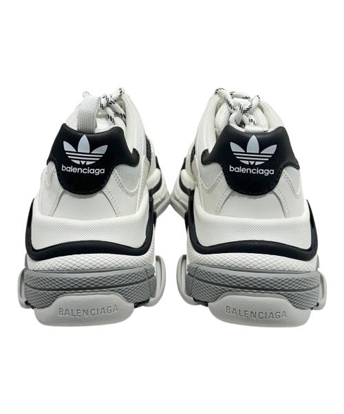 BALENCIAGA（バレンシアガ）BALENCIAGA (バレンシアガ) adidas (アディダス) Triple S /トリプルS /ダッドスニーカー ホワイト サイズ:41の古着・服飾アイテム