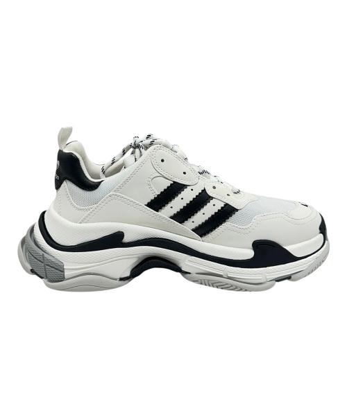 BALENCIAGA（バレンシアガ）BALENCIAGA (バレンシアガ) adidas (アディダス) Triple S /トリプルS /ダッドスニーカー ホワイト サイズ:41の古着・服飾アイテム