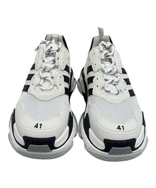 BALENCIAGA（バレンシアガ）BALENCIAGA (バレンシアガ) adidas (アディダス) Triple S /トリプルS /ダッドスニーカー ホワイト サイズ:41の古着・服飾アイテム