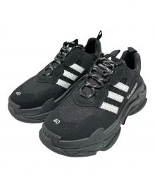 BALENCIAGA×adidas（バレンシアガ×アディダス）の古着「Triple S /トリプルS/ダッドスニーカー」｜ブラック
