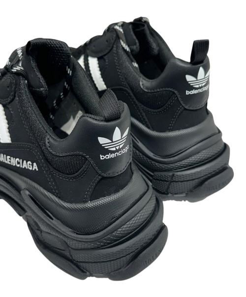 BALENCIAGA（バレンシアガ）BALENCIAGA (バレンシアガ) adidas (アディダス) Triple S /トリプルS/ダッドスニーカー ブラック サイズ:40の古着・服飾アイテム