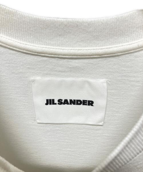 JIL SANDER（ジルサンダー）JIL SANDER (ジルサンダー) ポケットTシャツ J22GC0197 J20256 ホワイト サイズ:Mの古着・服飾アイテム