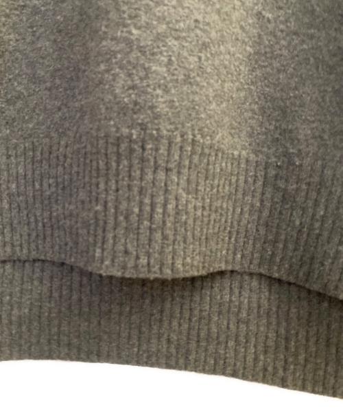 JIL SANDER（ジルサンダー）JIL SANDER (ジルサンダー) サイドスリット ウールセーター グレー サイズ:44の古着・服飾アイテム