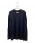 JIL SANDER（ジルサンダー）の古着「クルーネックウールニット」｜ネイビー