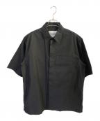 JIL SANDERジルサンダー）の古着「ポケットデザインカラーシャツ」｜ブラック