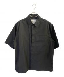 JIL SANDER（ジルサンダー）の古着「ポケットデザインカラーシャツ」｜ブラック