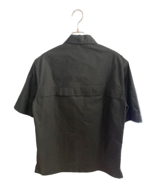 JIL SANDER（ジルサンダー）JIL SANDER (ジルサンダー) ポケットデザインカラーシャツ ブラック サイズ:39の古着・服飾アイテム