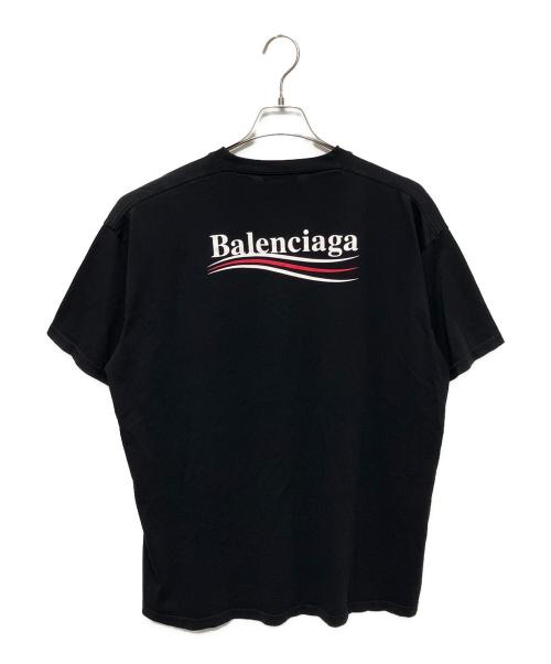 BALENCIAGA（バレンシアガ）BALENCIAGA (バレンシアガ) キャンペーンロゴTシャツ ブラック サイズ:Mの古着・服飾アイテム