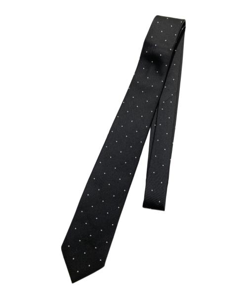 HERMES（エルメス）HERMES (エルメス) シルクネクタイ ブラック サイズ:-の古着・服飾アイテム