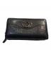 GUCCI（グッチ）の古着「GG金具ロングウォレット」｜ネイビー