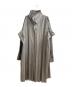 HOMME PLISSE ISSEY MIYAKE（オム プリッセ イッセイ ミヤケ）の古着「プリーツコート」｜グレー