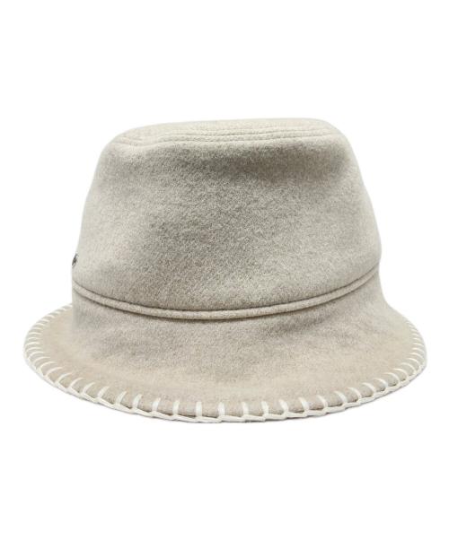 HERMES（エルメス）HERMES (エルメス) バケットハット ベージュ サイズ:57の古着・服飾アイテム