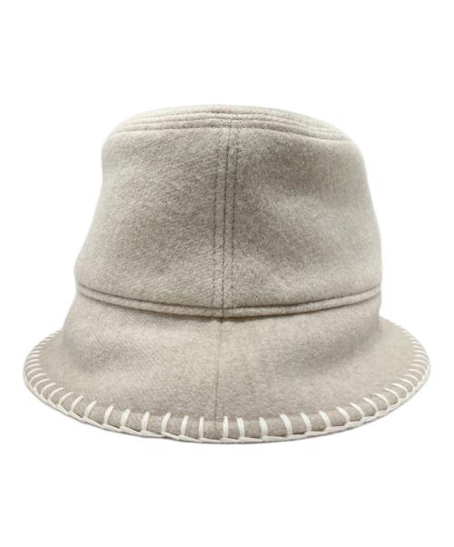 HERMES（エルメス）HERMES (エルメス) バケットハット ベージュ サイズ:57の古着・服飾アイテム
