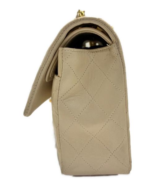 CHANEL（シャネル）CHANEL (シャネル) Classic Flap Matelassé 25 Chain Shoulder Bag/クラシックフラップ マトラッセ 25 ショルダーバッグ ベージュ サイズ:25の古着・服飾アイテム