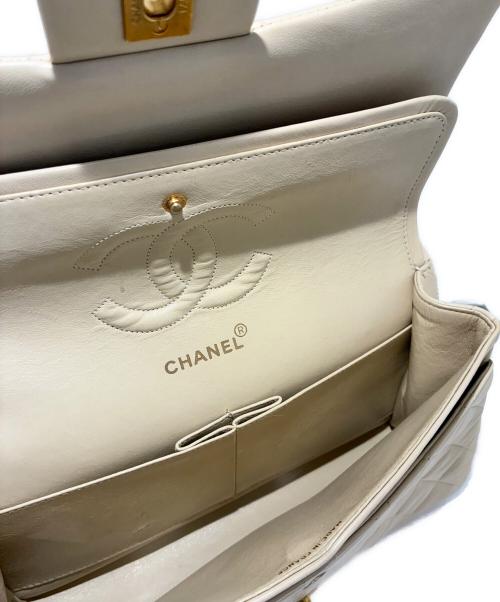CHANEL（シャネル）CHANEL (シャネル) Classic Flap Matelassé 25 Chain Shoulder Bag/クラシックフラップ マトラッセ 25 ショルダーバッグ ベージュ サイズ:25の古着・服飾アイテム