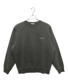 Dior（ディオール）の古着「ロゴプリント 裏起毛スウェット」｜チャコールグレー