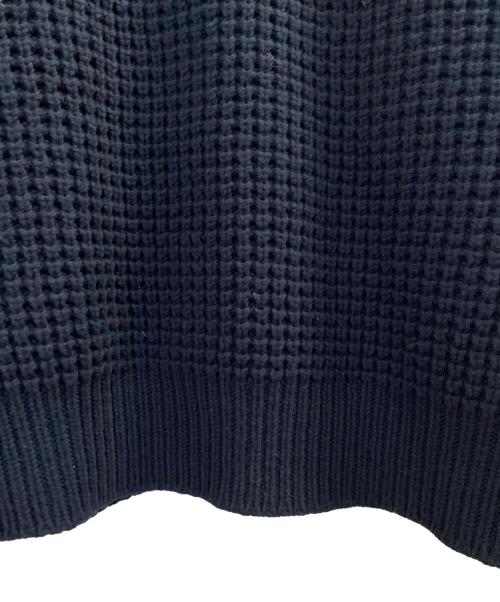 JIL SANDER（ジルサンダー）JIL SANDER (ジルサンダー) ワッフルニット ネイビー サイズ:46の古着・服飾アイテム