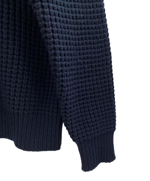 JIL SANDER（ジルサンダー）JIL SANDER (ジルサンダー) ワッフルニット ネイビー サイズ:46の古着・服飾アイテム