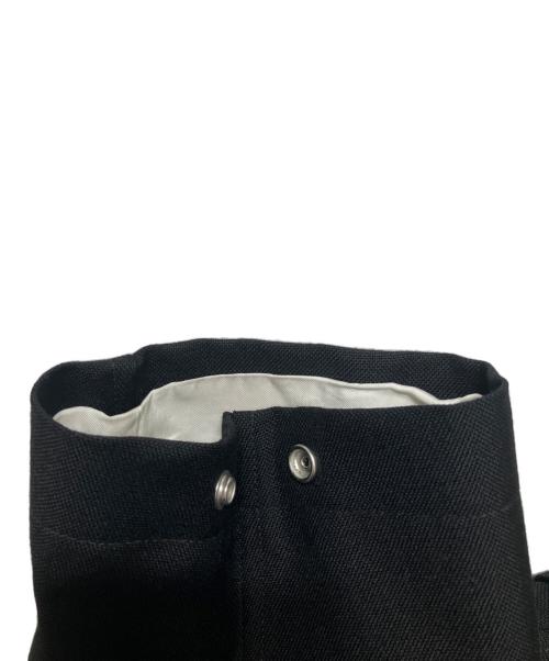 JIL SANDER（ジルサンダー）JIL SANDER (ジルサンダー) 25SS ウール×モヘヤボタンシャツ/シャツジャケット ブラック サイズ:44の古着・服飾アイテム