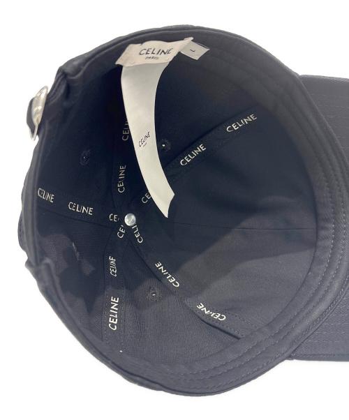 CELINE（セリーヌ）CELINE (セリーヌ) トリオンフキャップ ブラック サイズ:Lの古着・服飾アイテム