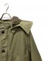 中古・古着 PRADA (プラダ) 中綿ミリタリーボアコート オリーブ サイズ:48：200000円