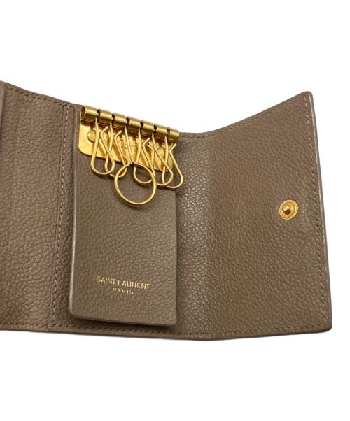 Saint Laurent Paris（サンローランパリ）Saint Laurent Paris (サンローランパリ) YSLロゴ オリガミタイニー キーケースの古着・服飾アイテム
