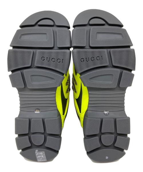 GUCCI（グッチ）GUCCI (グッチ) フラッシュトレックスニーカー ブラック×イエロー サイズ:9 1/2の古着・服飾アイテム