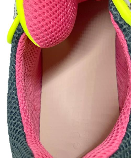 GUCCI（グッチ）GUCCI (グッチ) フラッシュトレックスニーカー ブラック×イエロー サイズ:9 1/2の古着・服飾アイテム