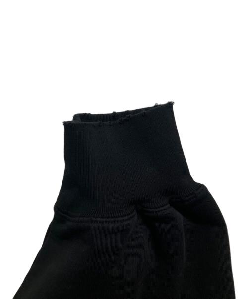 BALENCIAGA（バレンシアガ）BALENCIAGA (バレンシアガ) デストロイ加工ロゴパーカー 723361 ブラック サイズ:Sの古着・服飾アイテム