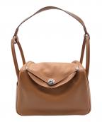 HERMESエルメス）の古着「リンディ30/エバーカラー/ゴールド/シルバー金具/☐P(年)」｜ゴールド