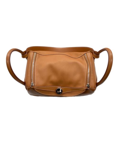 HERMES（エルメス）HERMES (エルメス) リンディ30/エバーカラー/ゴールド/シルバー金具/☐P(年) ゴールド サイズ:30の古着・服飾アイテム