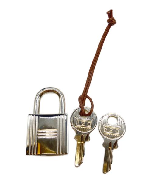 HERMES（エルメス）HERMES (エルメス) ピコタンロックPM/X刻印/トリヨンクレマンス/シルバー金具/ハンドバッグ ブルーニュイ サイズ:PMの古着・服飾アイテム