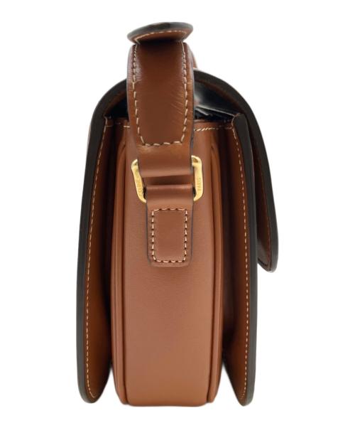 CELINE（セリーヌ）CELINE (セリーヌ) クラシック トリオンフ ティーンショルダーバッグ ブラウンの古着・服飾アイテム