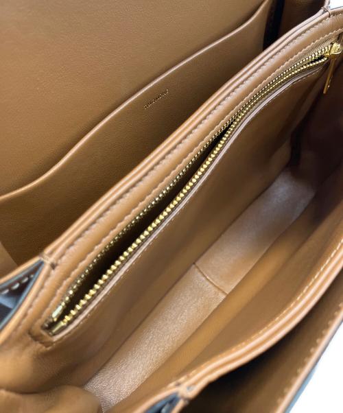 CELINE（セリーヌ）CELINE (セリーヌ) クラシック トリオンフ ティーンショルダーバッグ ブラウンの古着・服飾アイテム