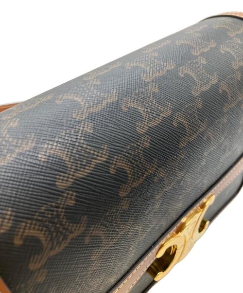 CELINE（セリーヌ）CELINE (セリーヌ) クラシック トリオンフ ティーンショルダーバッグ ブラウンの古着・服飾アイテム