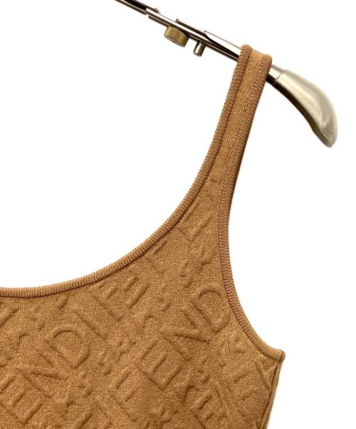 FENDI（フェンディ）FENDI (フェンディ) FFロゴワンピース ブラウン サイズ:36の古着・服飾アイテム