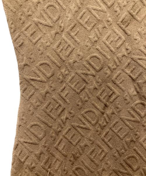 FENDI（フェンディ）FENDI (フェンディ) FFロゴワンピース ブラウン サイズ:36の古着・服飾アイテム