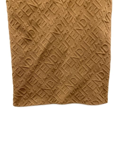 FENDI（フェンディ）FENDI (フェンディ) FFロゴワンピース ブラウン サイズ:36の古着・服飾アイテム