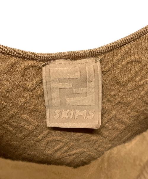 FENDI（フェンディ）FENDI (フェンディ) FFロゴワンピース ブラウン サイズ:36の古着・服飾アイテム