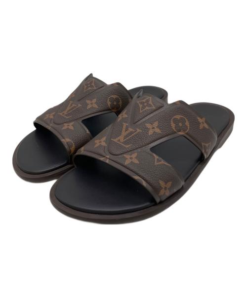 LOUIS VUITTON（ルイ ヴィトン）LOUIS VUITTON (ルイ ヴィトン) LVオアシス・ミュール 1ACRPT/2025年 ブラウン サイズ:5の古着・服飾アイテム