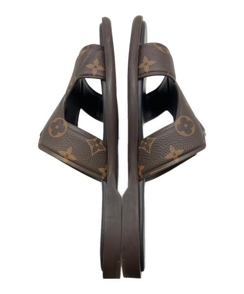 LOUIS VUITTON（ルイ ヴィトン）LOUIS VUITTON (ルイ ヴィトン) LVオアシス・ミュール 1ACRPT/2025年 ブラウン サイズ:5の古着・服飾アイテム