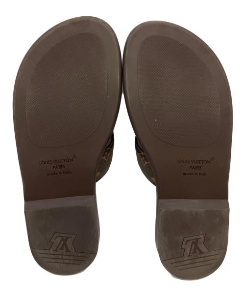 LOUIS VUITTON（ルイ ヴィトン）LOUIS VUITTON (ルイ ヴィトン) LVオアシス・ミュール 1ACRPT/2025年 ブラウン サイズ:5の古着・服飾アイテム